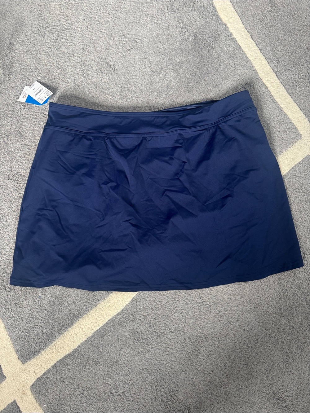 NWT Lands End Navy Swim Skirt